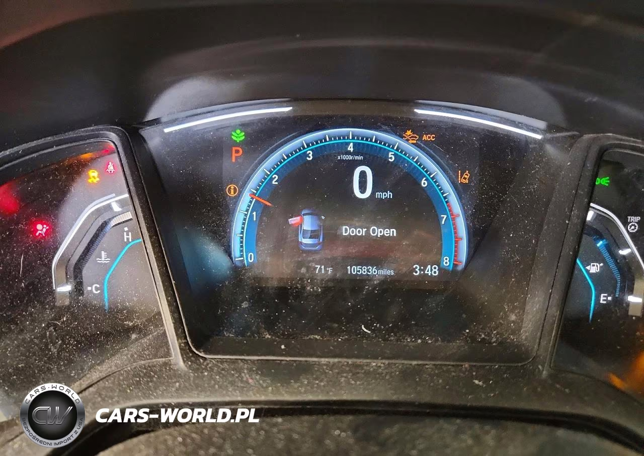 2019 Honda Civic Lx VIN:19XFC2F66KE031319 - 9