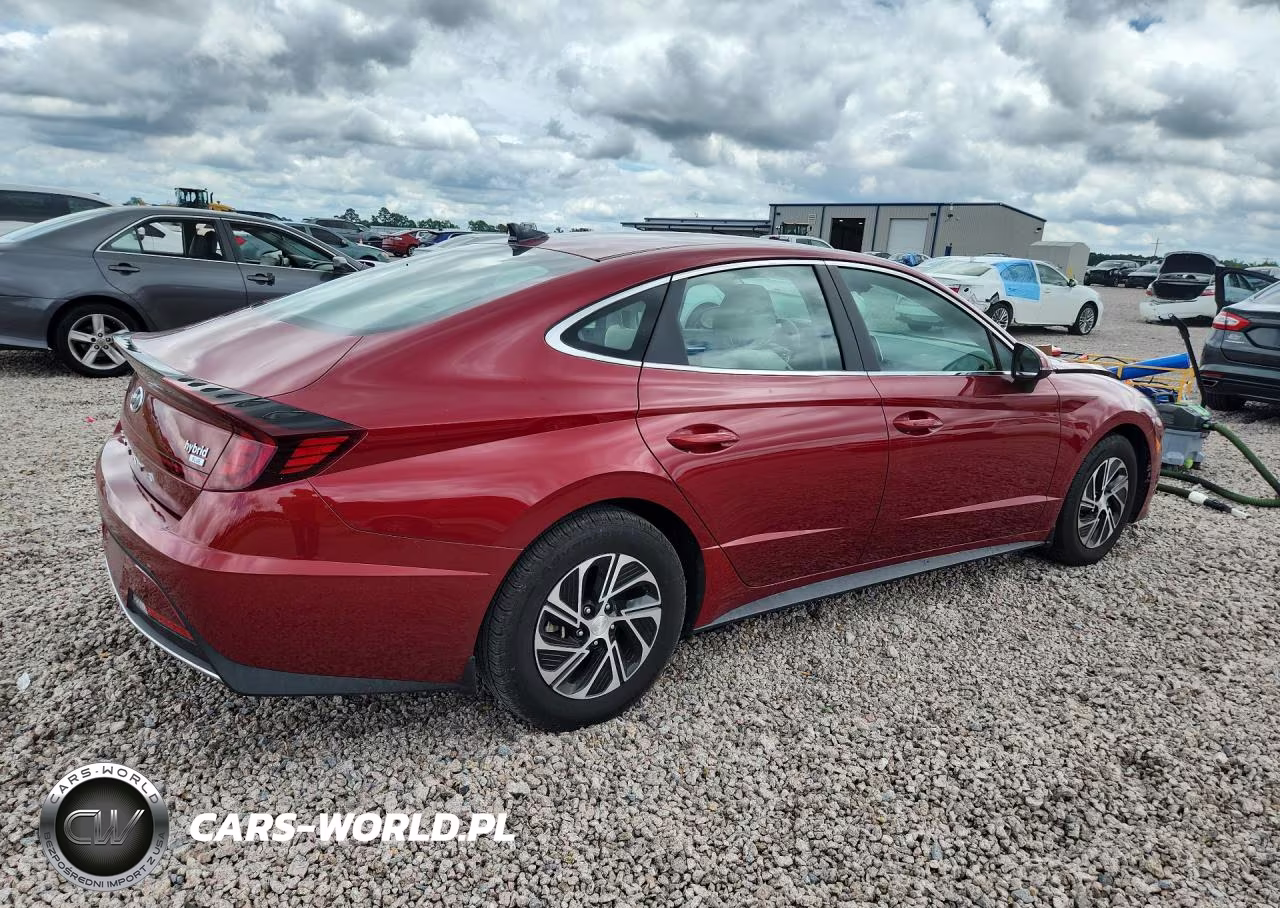 2023 Hyundai Sonata Hybrid Blue VIN:KMHL24JJ4PA060403 - 3