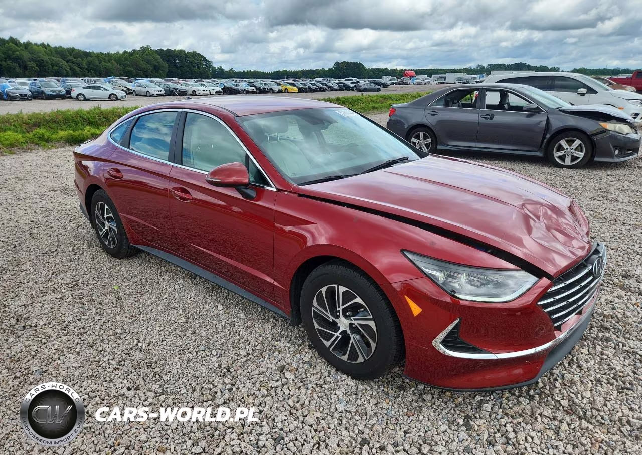 2023 Hyundai Sonata Hybrid Blue VIN:KMHL24JJ4PA060403 - 4
