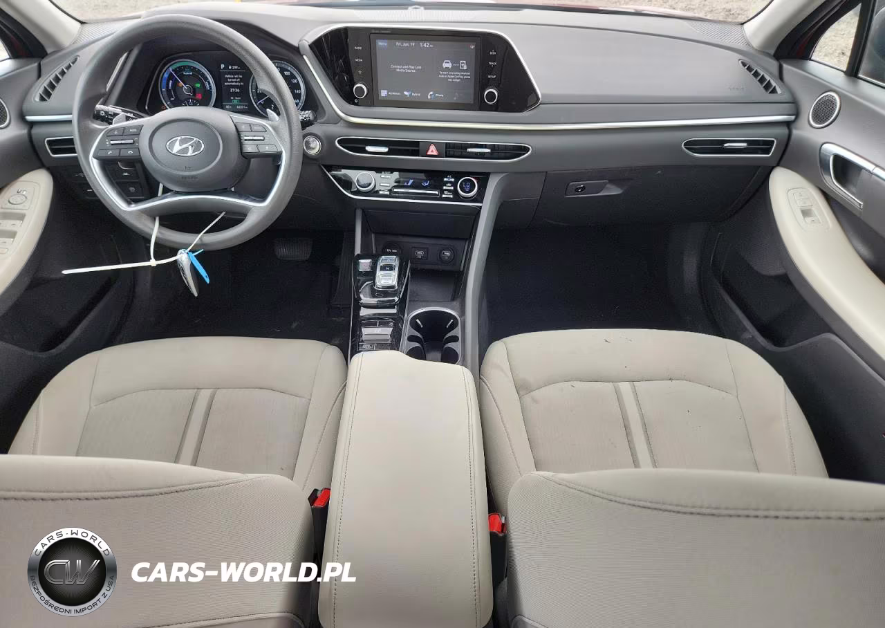 2023 Hyundai Sonata Hybrid Blue VIN:KMHL24JJ4PA060403 - 8