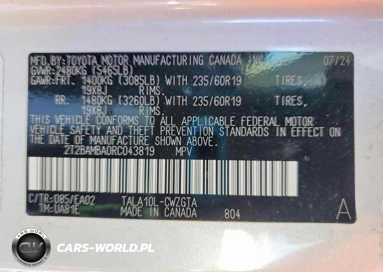 2024 Lexus Rx 350 Premium VIN:2T2BAMBA0RC043819 - 14