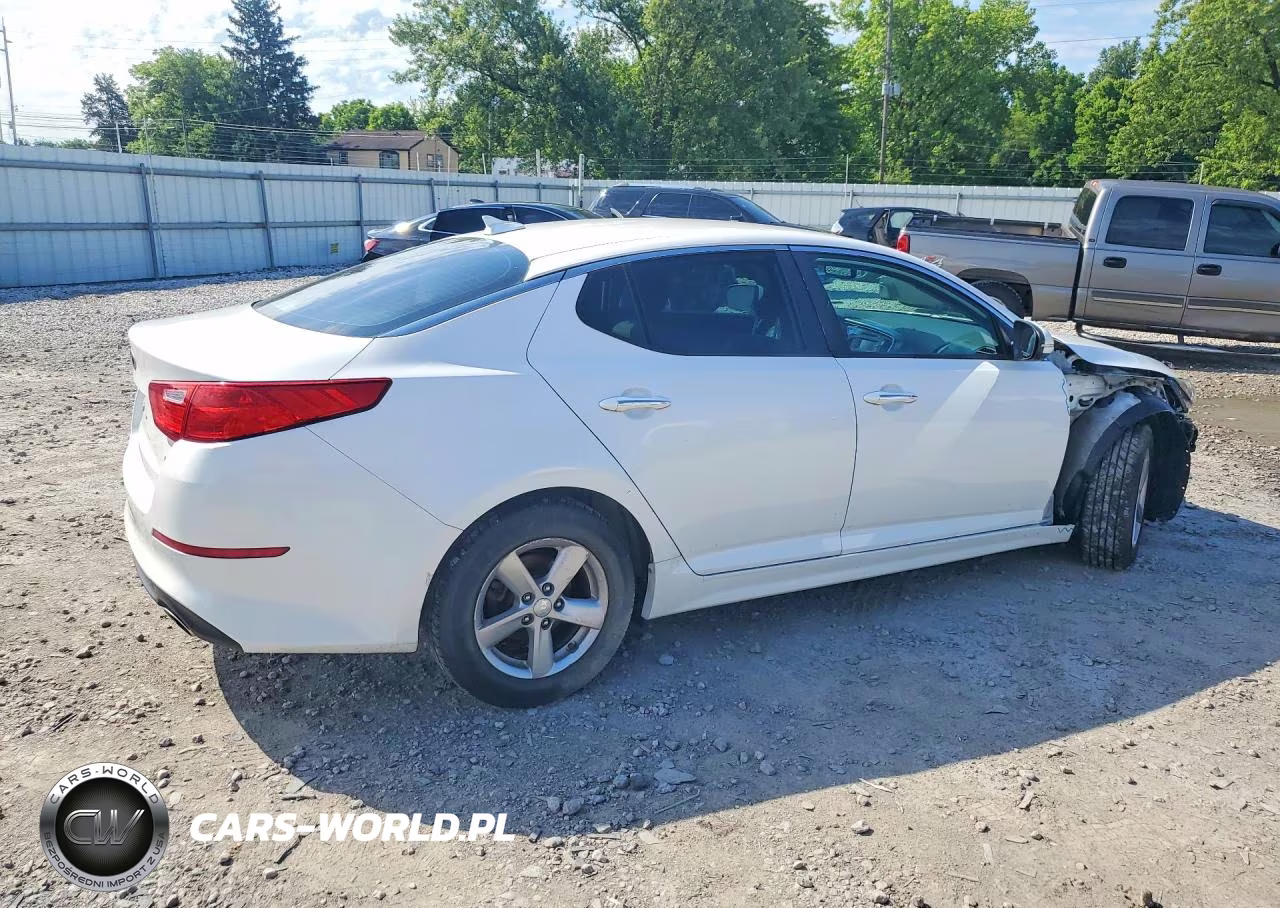 2014 Kia Optima Lx VIN:5XXGM4A73EG319906 - 3