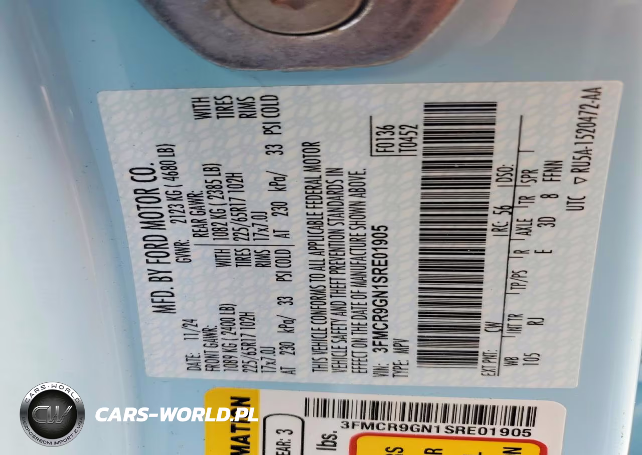2025 Ford Bronco Sport Heritage VIN:3FMCR9GN1SRE01905 - 13