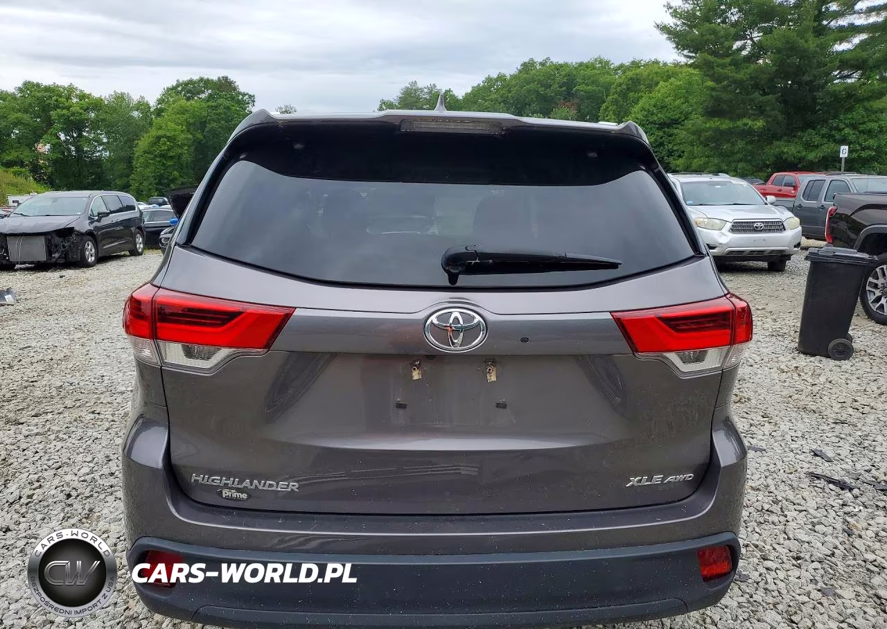 2019 Toyota Highlander Xle VIN:5TDJZRFH1KS700363 - 6