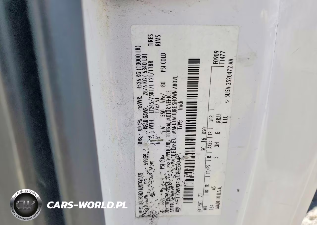 2020 Ford F250 Super Duty VIN:1FT7X2BT5LEE50487 - 12