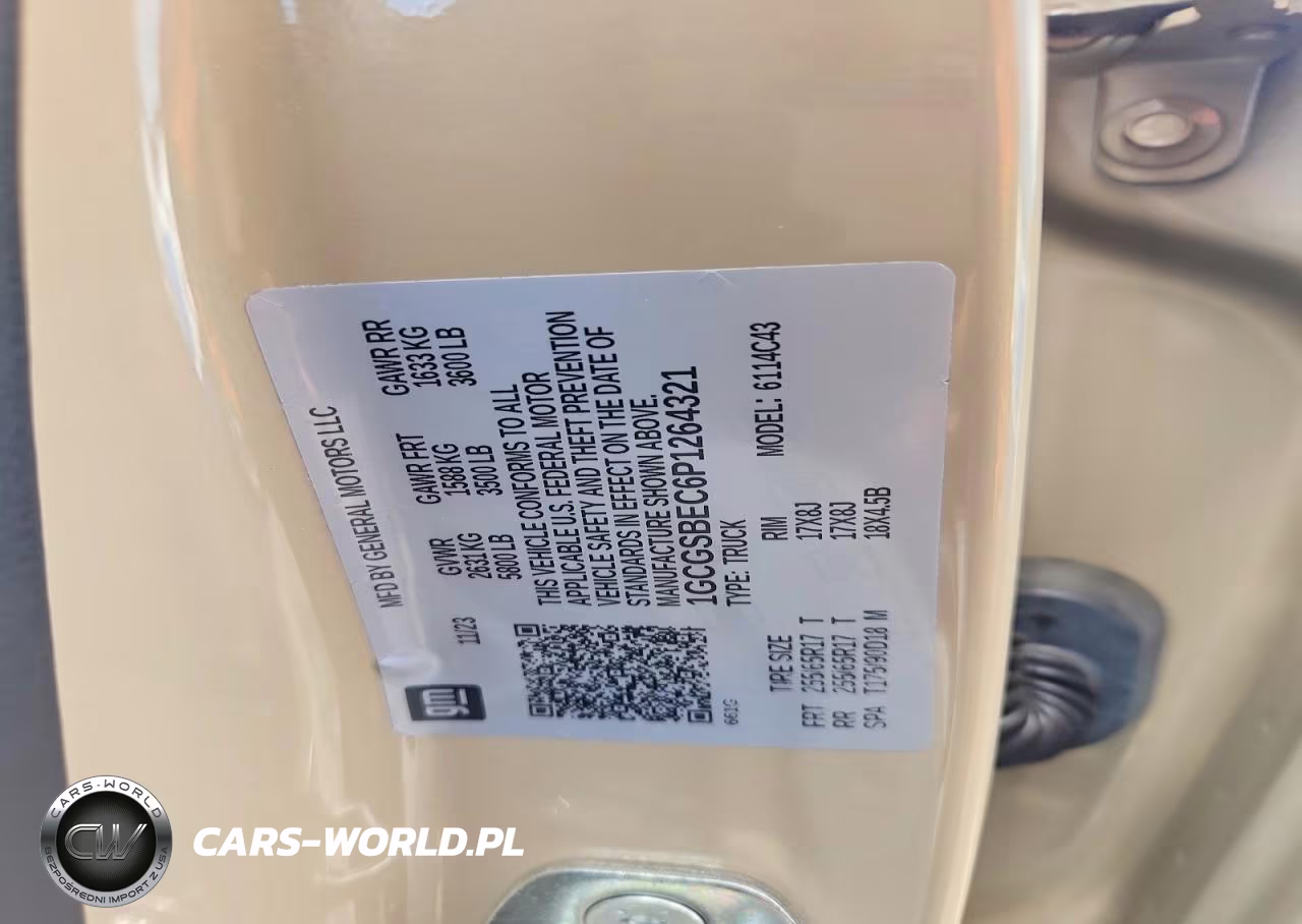 2023 Chevrolet Colorado VIN:1GCGSBEC6P1264321 - 12