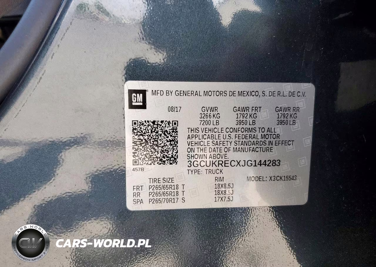 2018 Chevrolet Silverado K1500 Lt VIN:3GCUKRECXJG144283 - 12