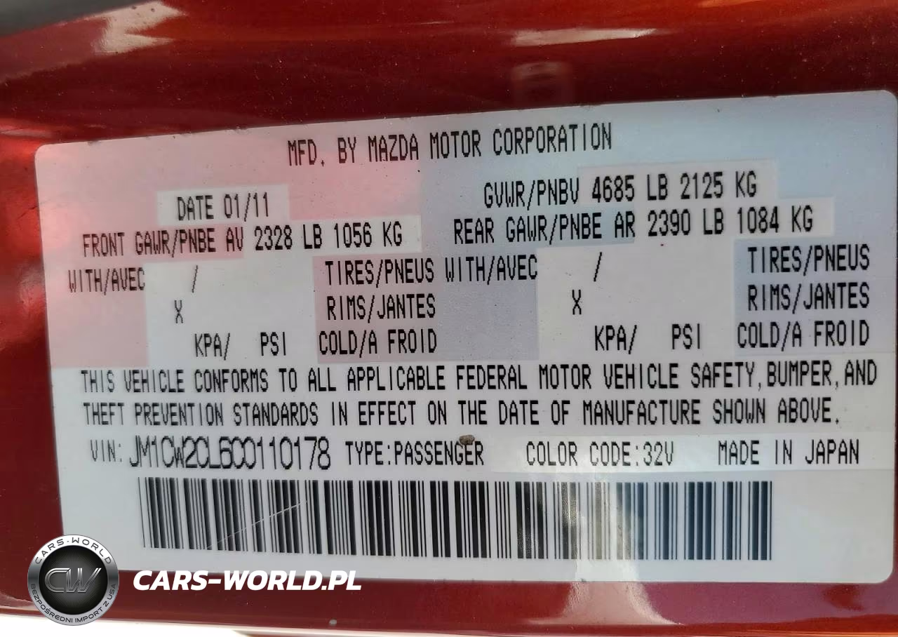2012 Mazda 5 VIN:JM1CW2CL6C0110178 - 13