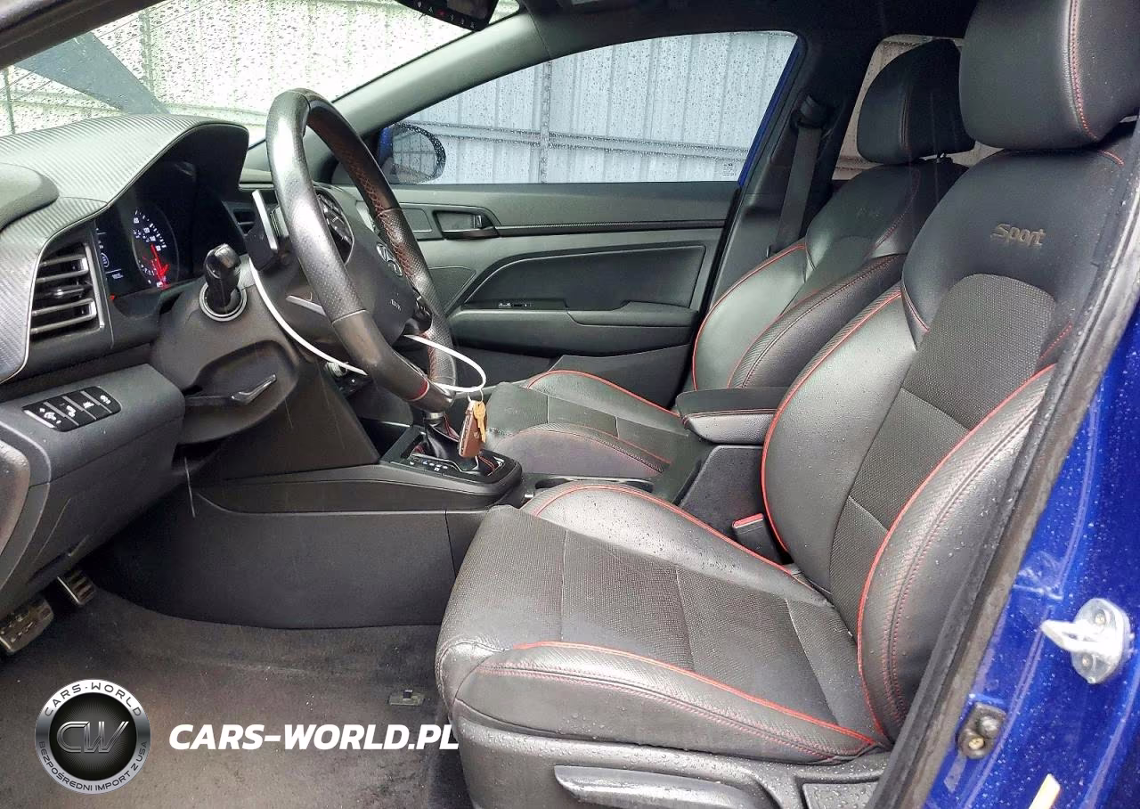 2020 Hyundai Elantra Sport VIN:KMHD04LB7LU034273 - 7