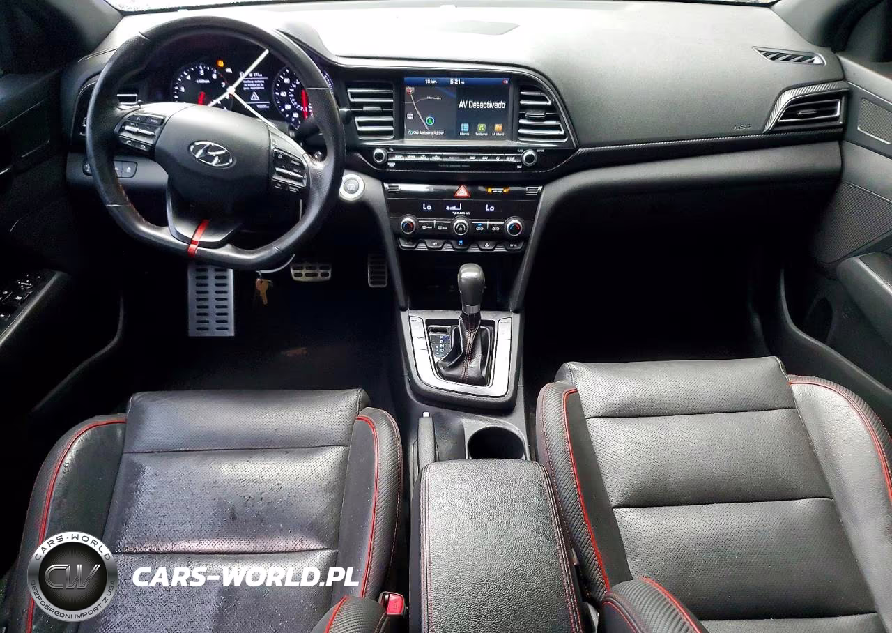 2020 Hyundai Elantra Sport VIN:KMHD04LB7LU034273 - 8