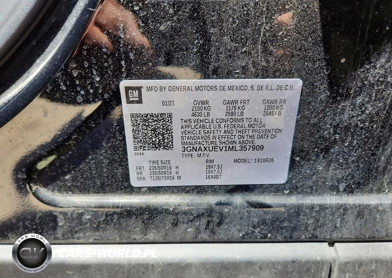 2021 Chevrolet Equinox Lt VIN:3GNAXUEV1ML357909 - 13