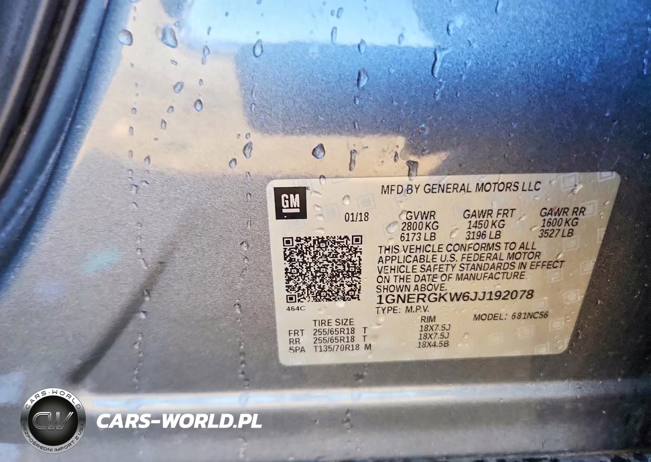 2018 Chevrolet Traverse Lt VIN:1GNERGKW6JJ192078 - 14