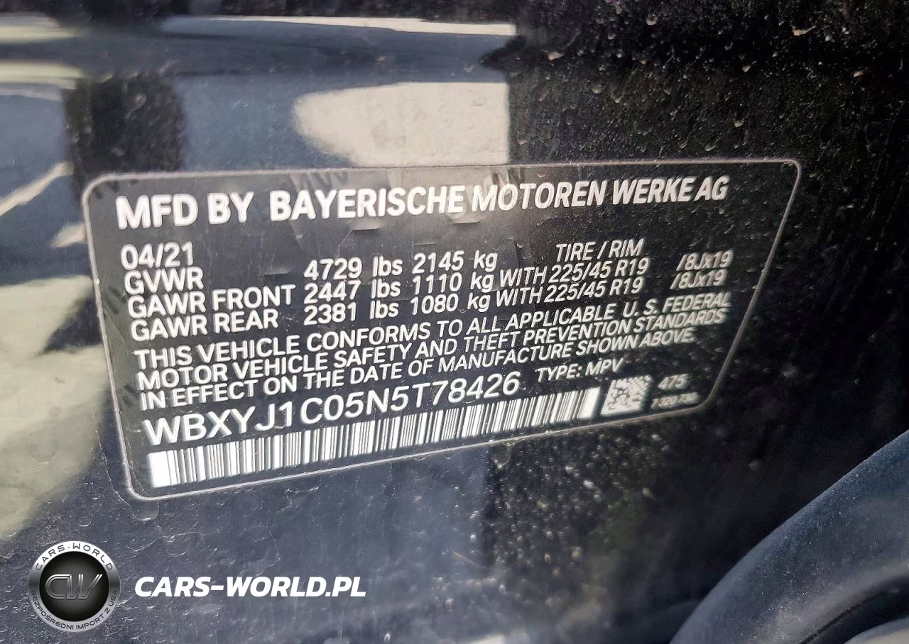 2022 BMW X2 xDrive28I VIN:WBXYJ1C05N5T78426 - 13
