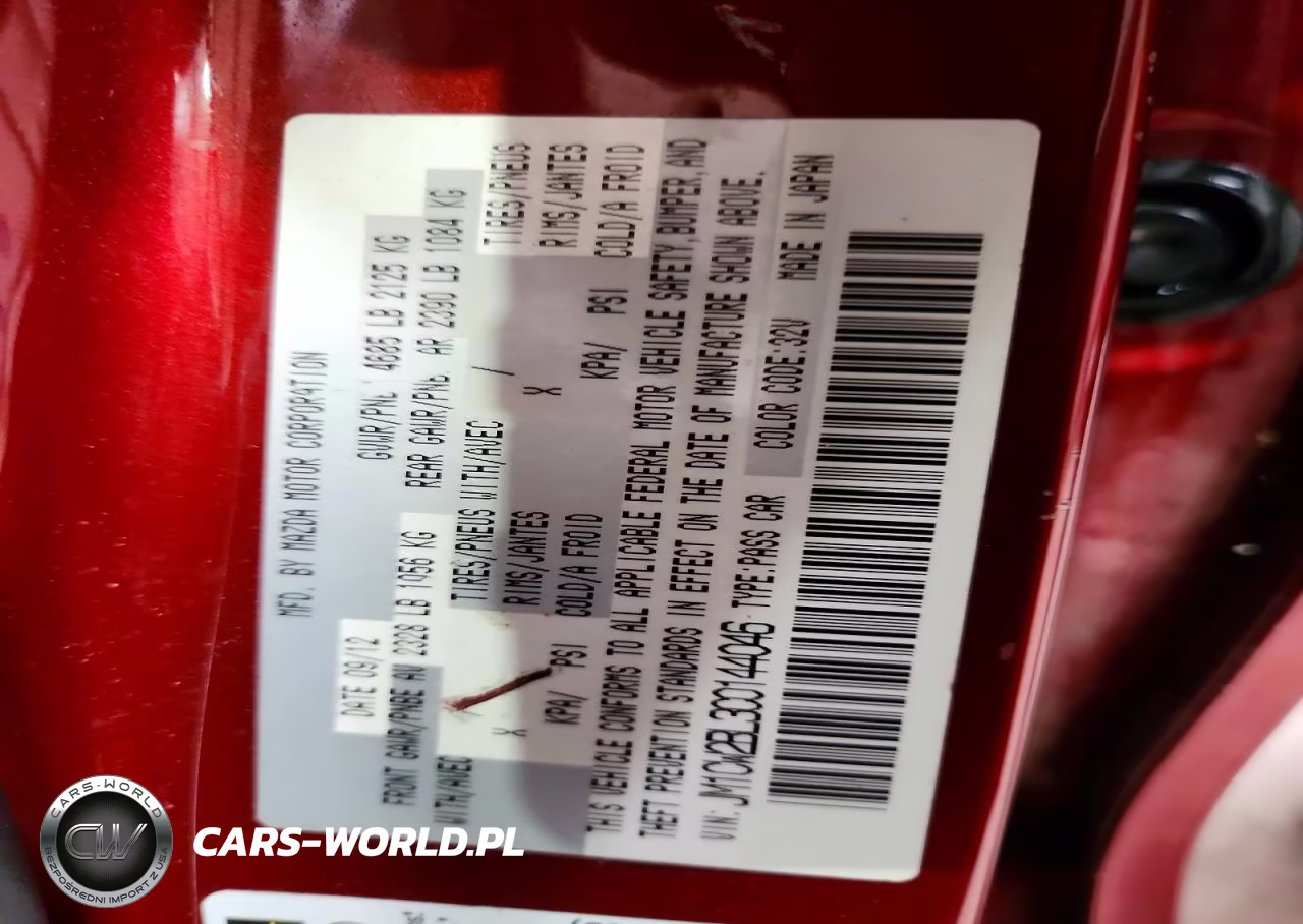 2012 Mazda 5 VIN:JM1CW2BL3C0144046 - 13