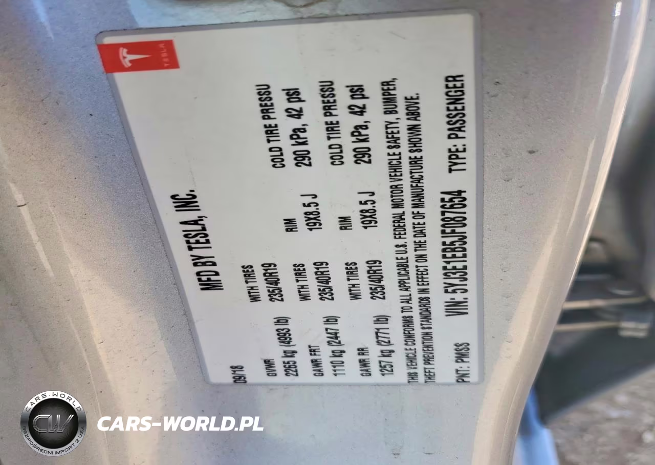 2018 Tesla Model 3 VIN:5YJ3E1EB5JF087654 - 12