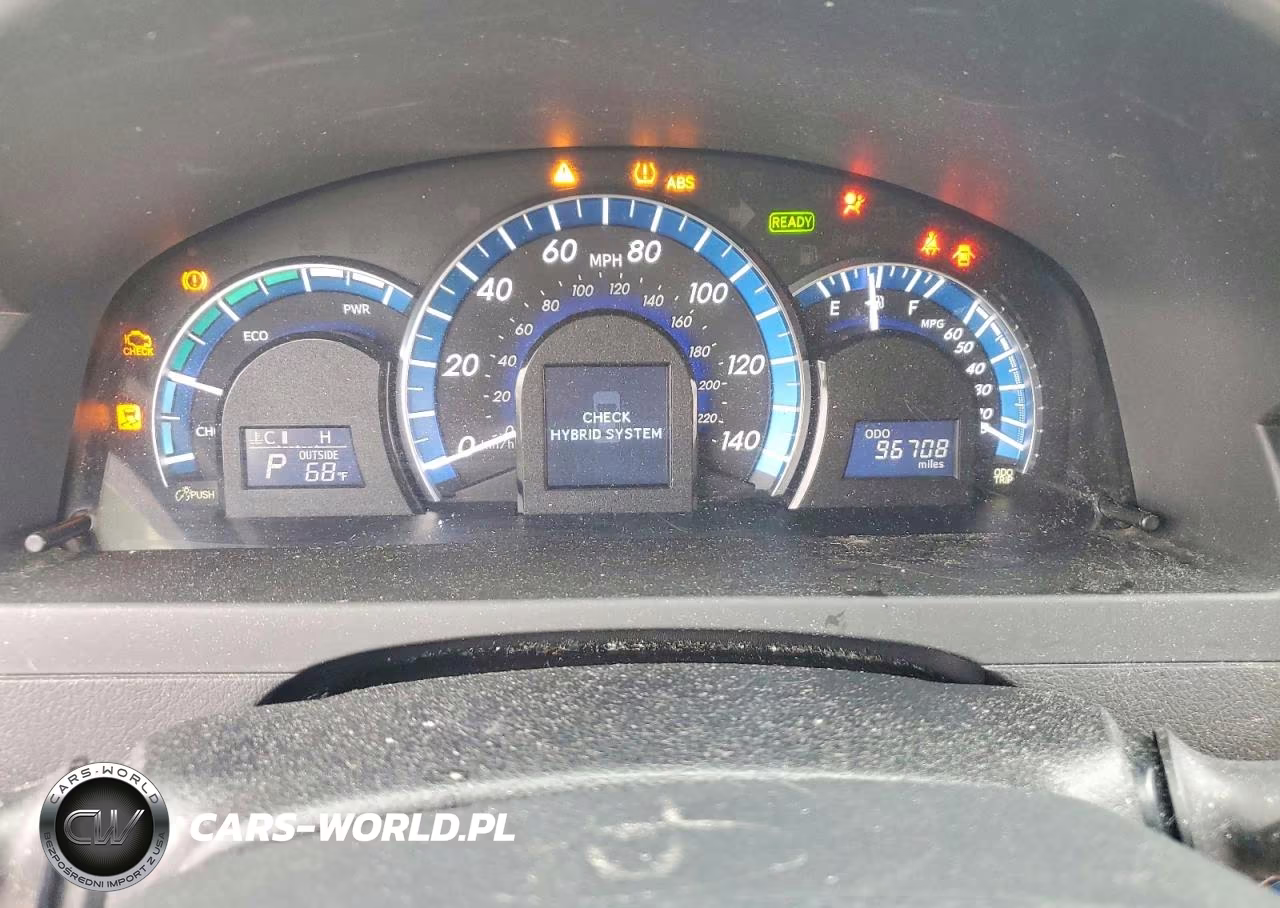 2013 Toyota Camry Hybrid Le VIN:4T1BD1FKXDU070899 - 9