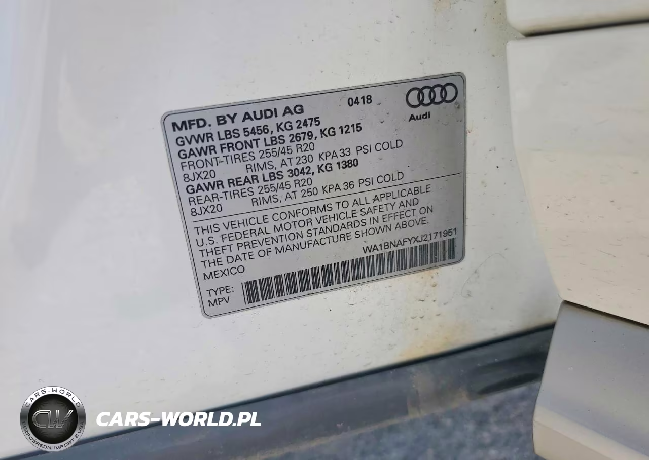 2018 Audi Q5 Premium Plus VIN:WA1BNAFYXJ2171951 - 13