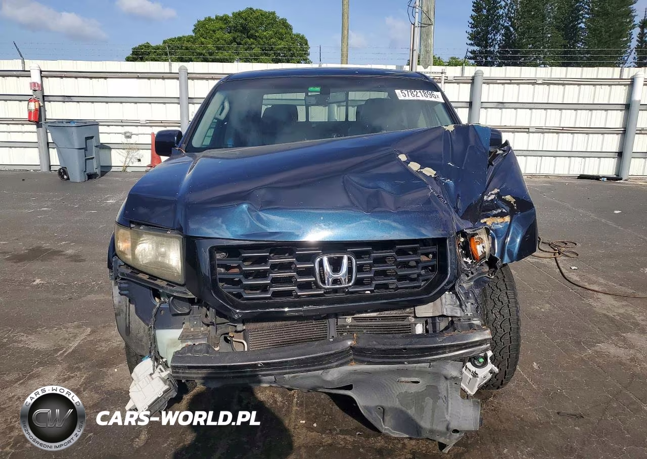 2009 Honda Ridgeline Rtl VIN:5FPYK16579B103749 - 5