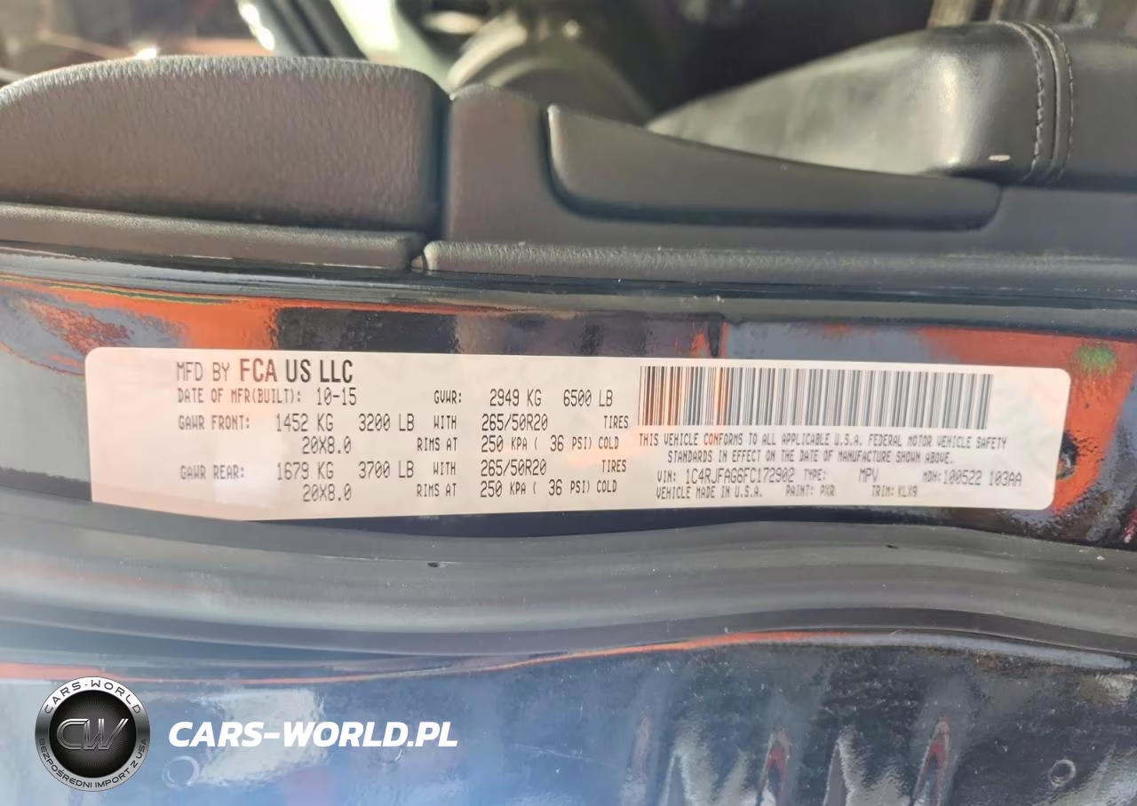 2015 Jeep Grand Cherokee Laredo VIN:1C4RJFAG6FC172902 - 13