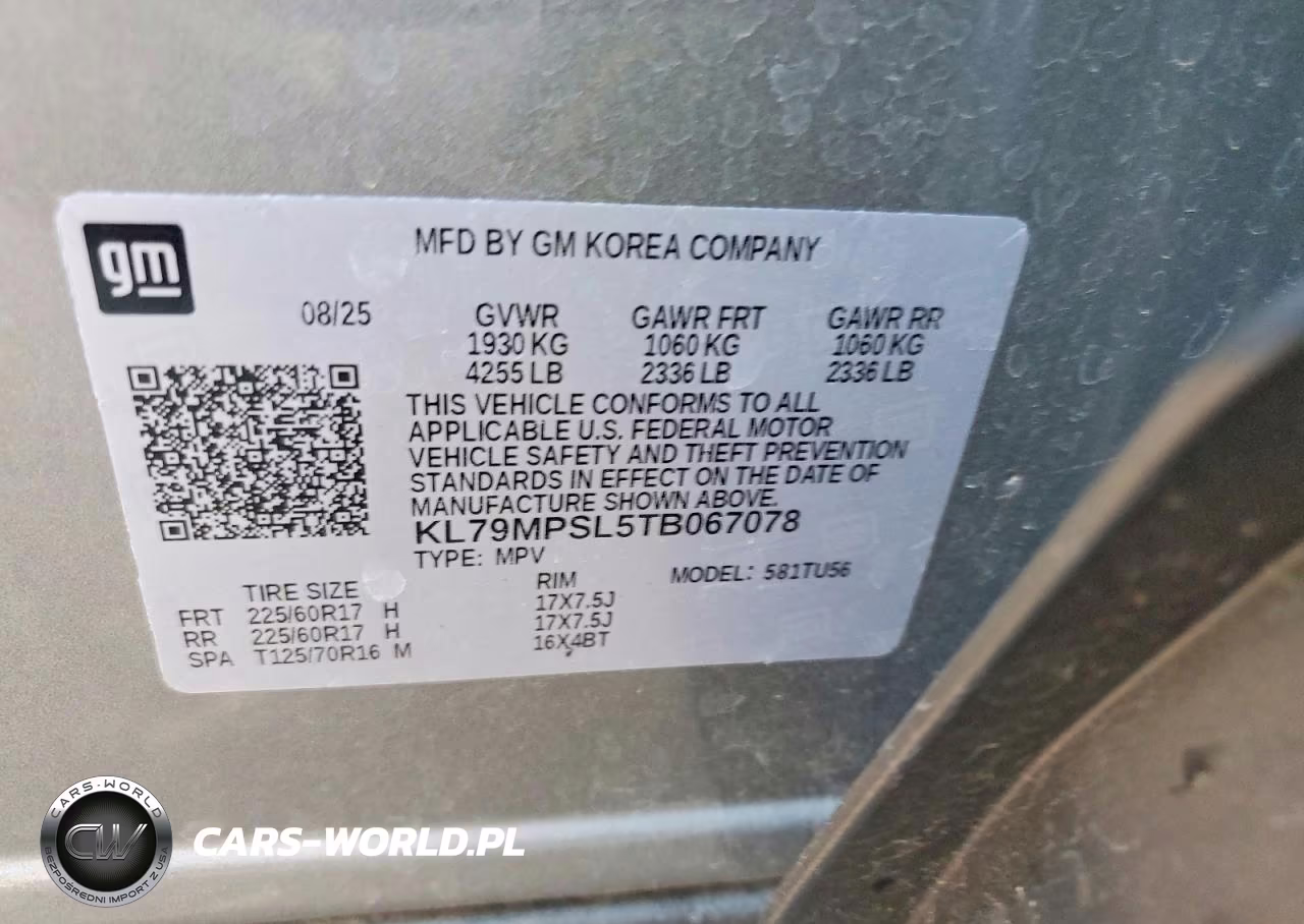 2026 Chevrolet Trailblazer Lt VIN:KL79MPSL5TB067078 - 14