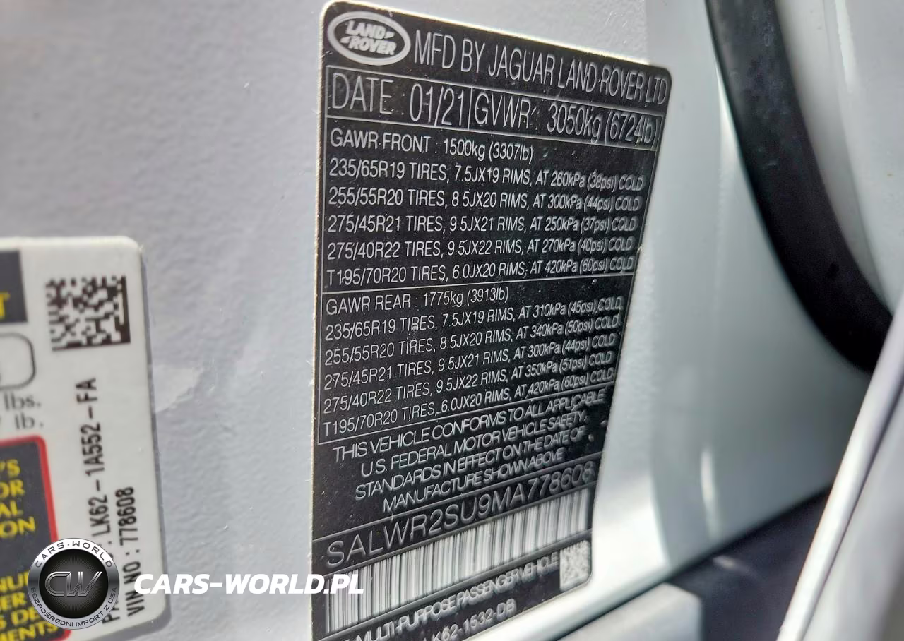 2021 Land Rover Range Rover Sport Hse Silver Edition VIN:SALWR2SU9MA778608 - 13