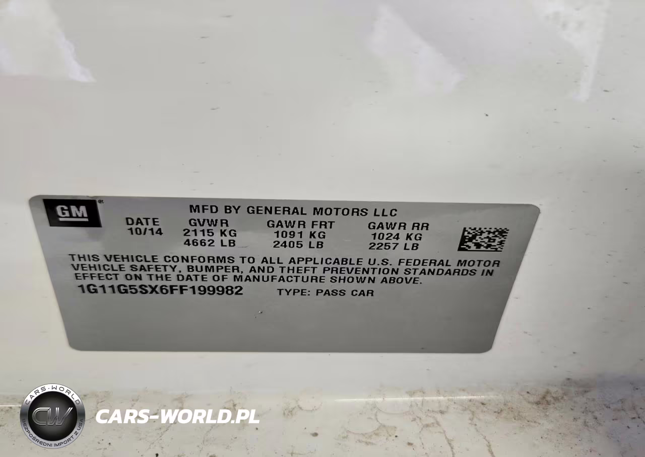 2015 Chevrolet Malibu Ltz VIN:1G11G5SX6FF199982 - 12