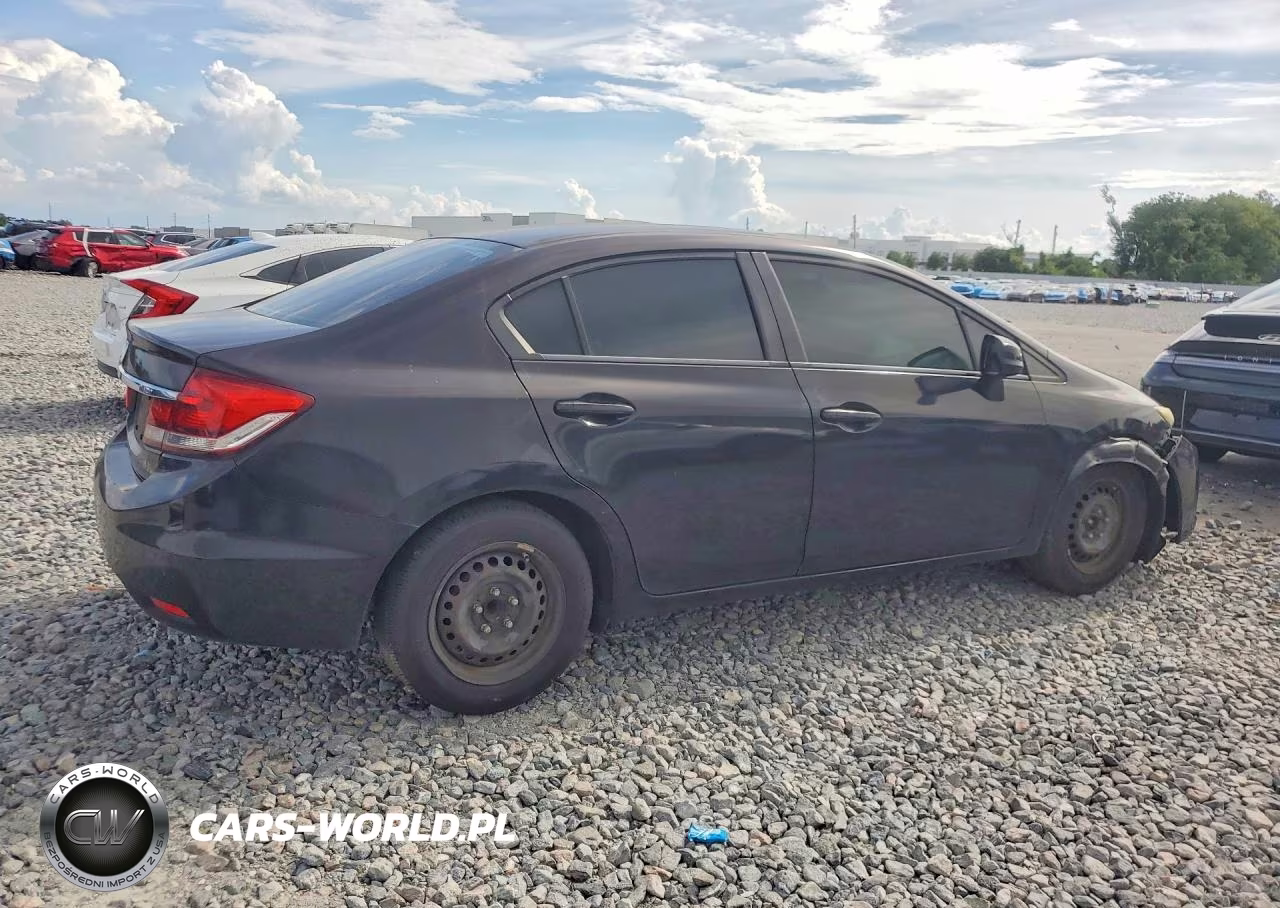 2013 Honda Civic Lx VIN:2HGFB2F55DH502797 - 3