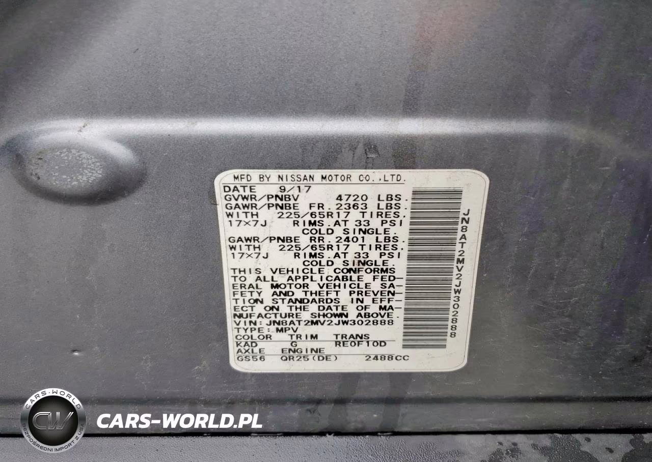 2018 Nissan Rogue S VIN:JN8AT2MV2JW302888 - 14