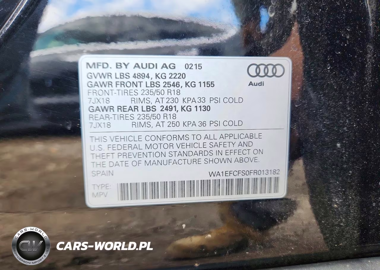 2015 Audi Q3 Premium Plus VIN:WA1EFCFS0FR013182 - 12
