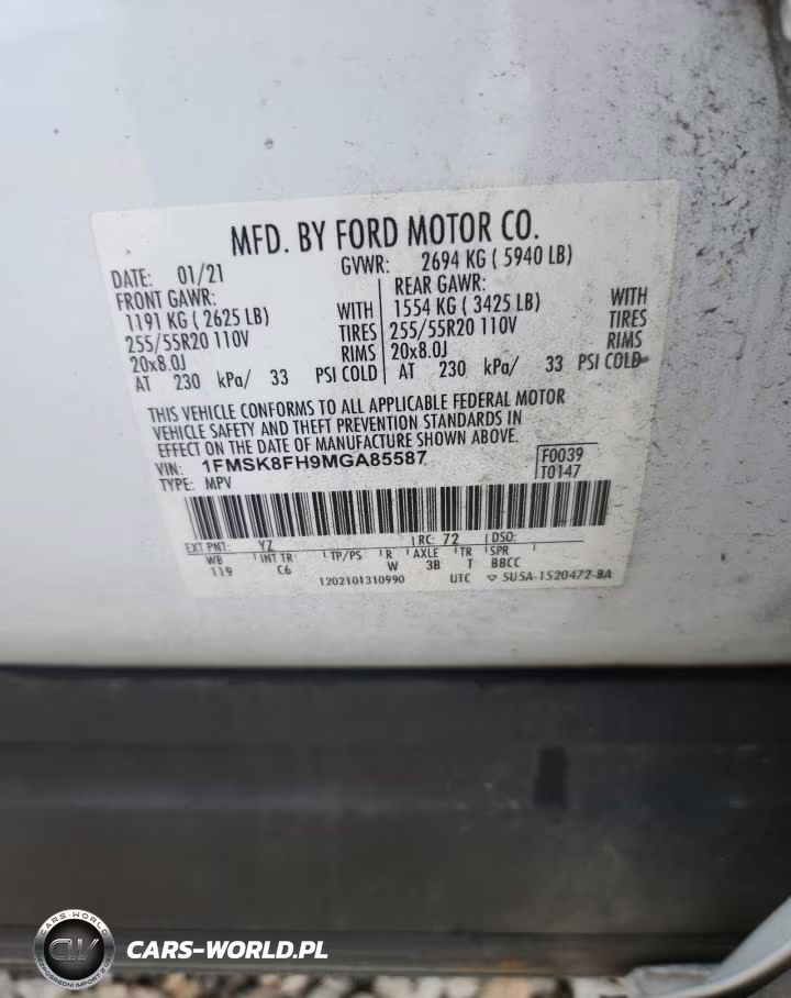 2021 Ford Explorer Limited VIN:1FMSK8FH9MGA85587 - 13