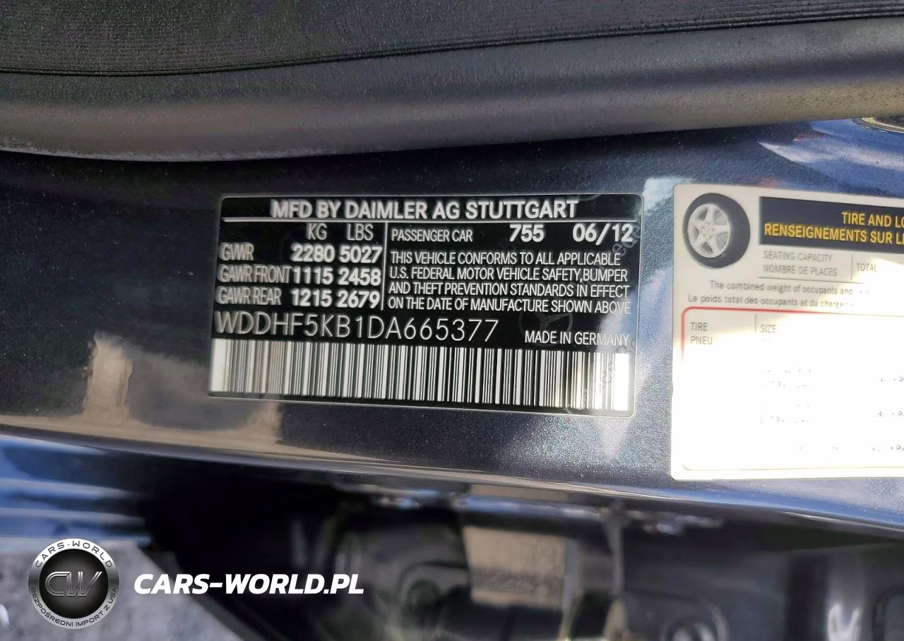 2013 Mercedes-Benz E 350 VIN:WDDHF5KB1DA665377 - 13