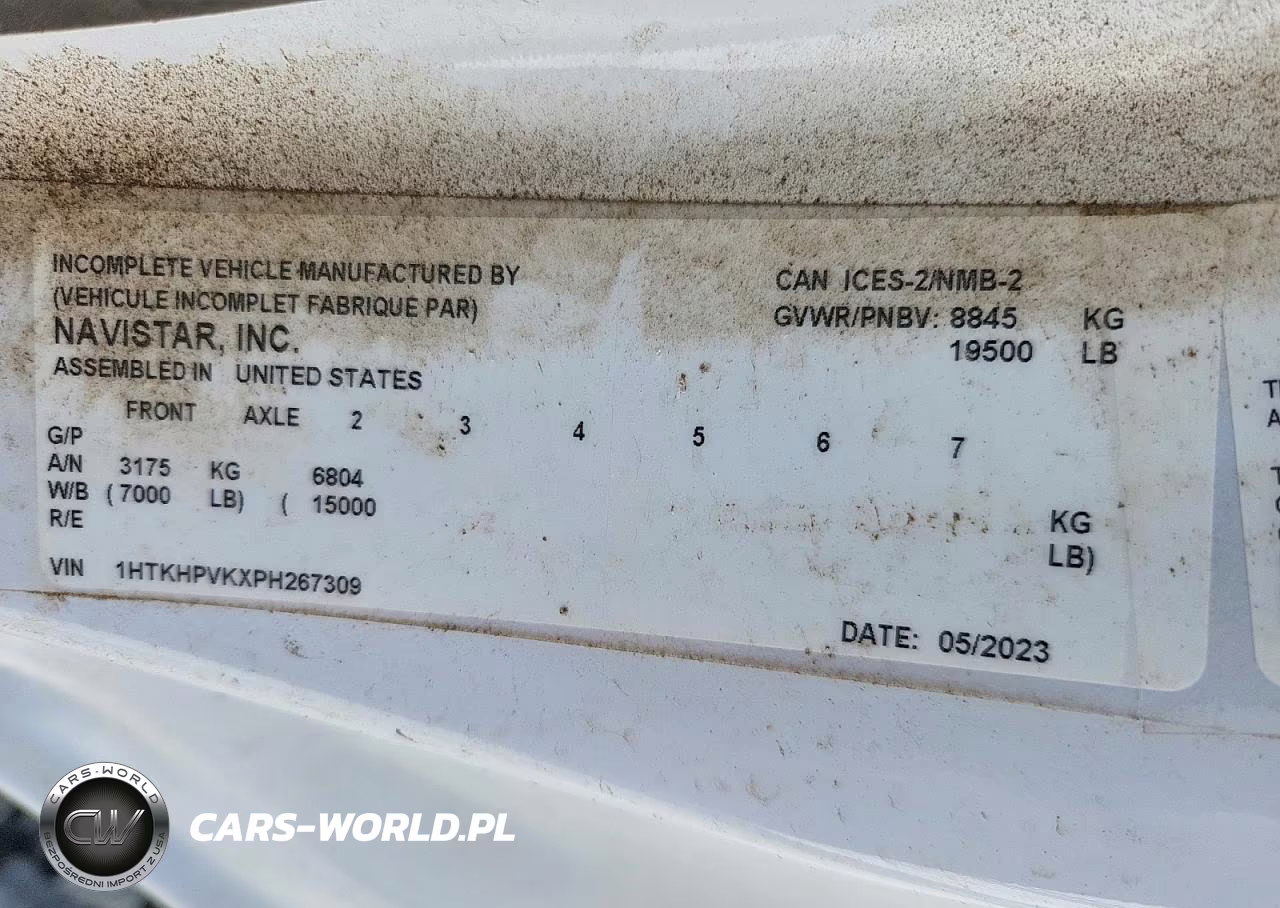 2023 Gm Gm515 Dump Truck VIN:1HTKHPVKXPH267309 - 13