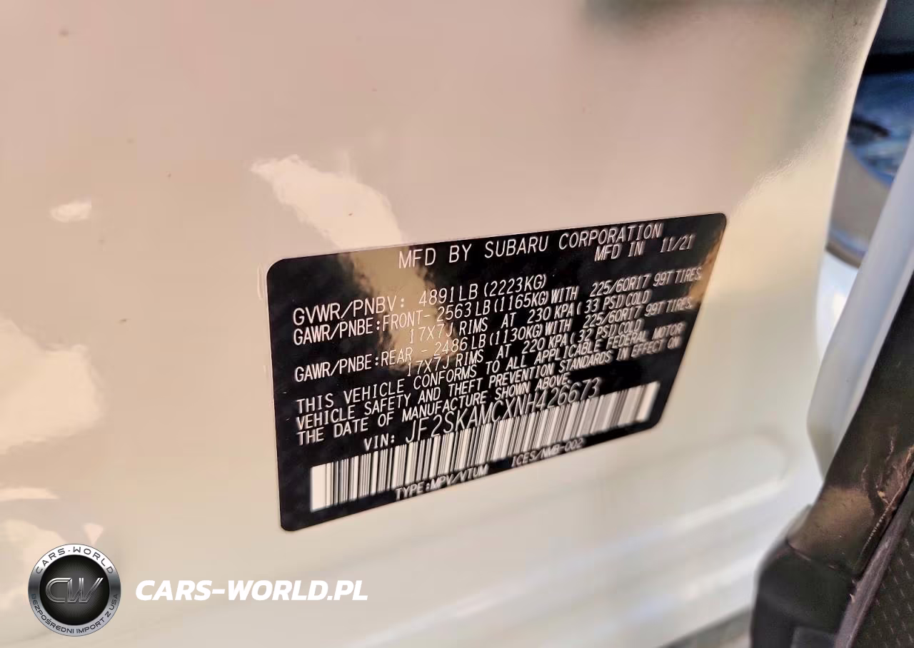 2022 Subaru Forester Wilderness VIN:JF2SKAMCXNH426673 - 12