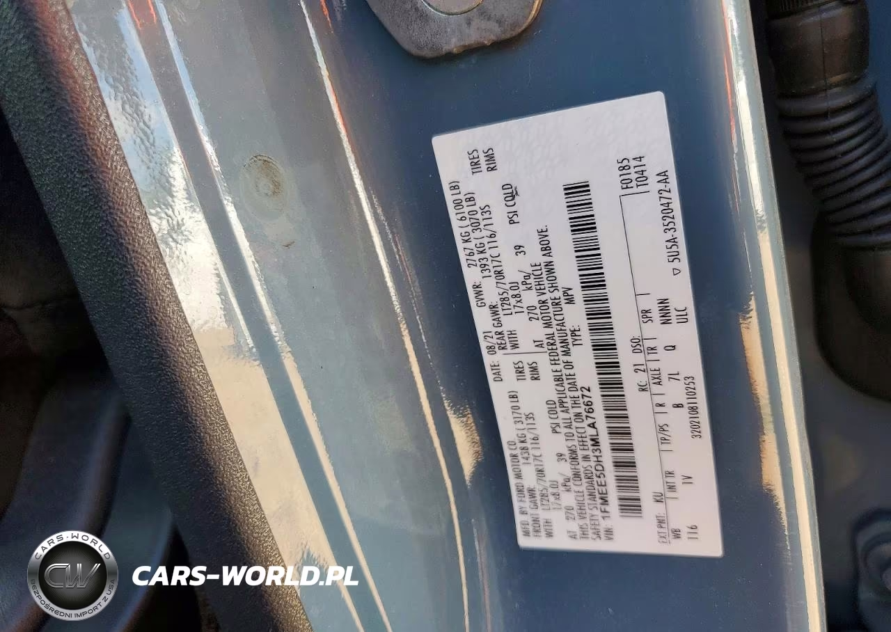2021 Ford Bronco Base VIN:1FMEE5DH3MLA76672 - 14
