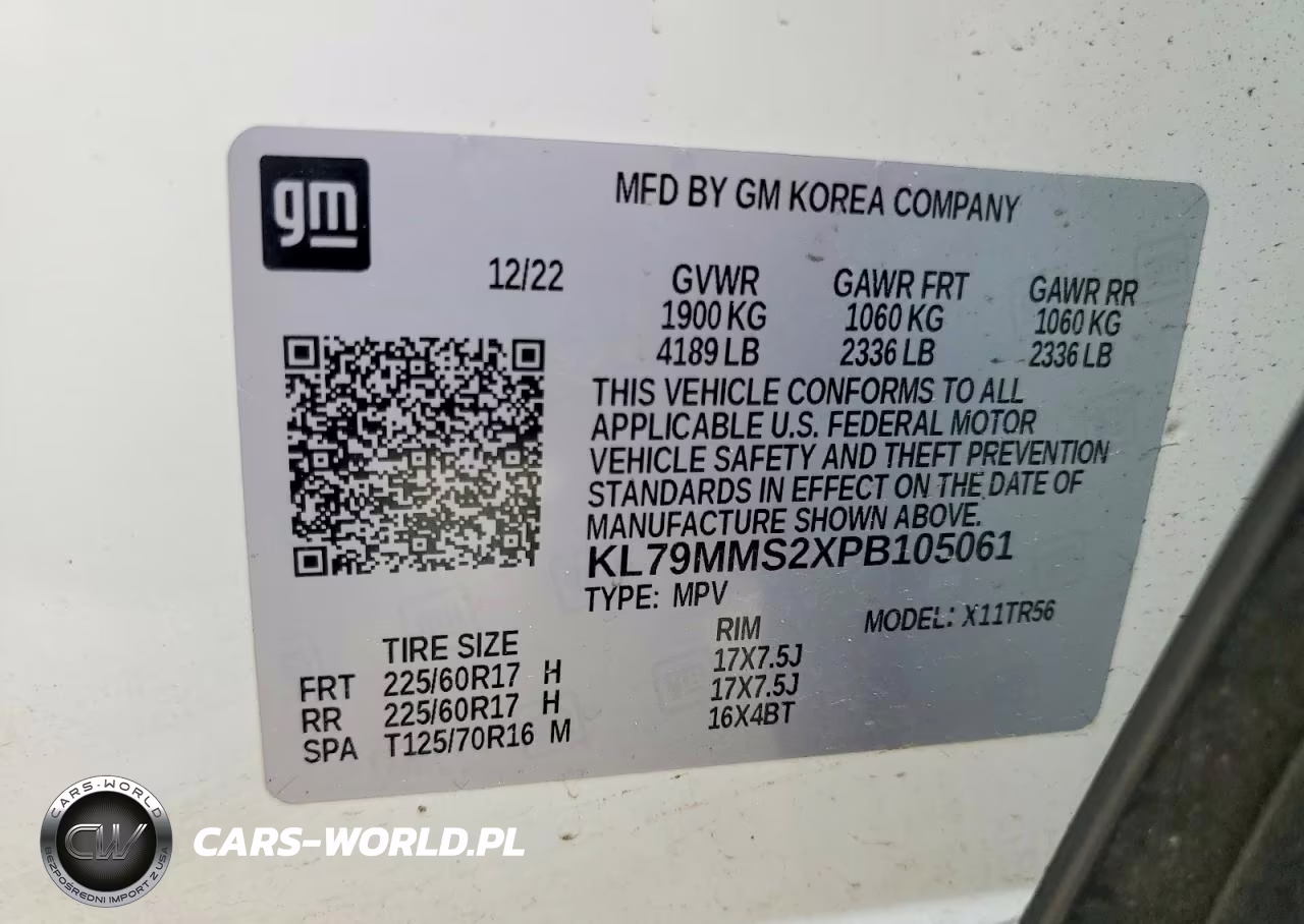 2023 Chevrolet Trailblazer Ls VIN:KL79MMS2XPB105061 - 13