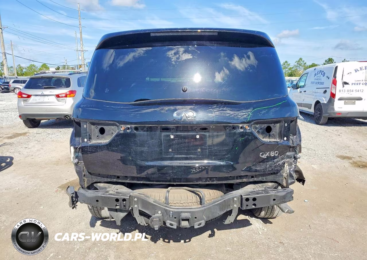 2020 Infiniti Qx80 Luxe VIN:JN8AZ2NF9L9702437 - 6
