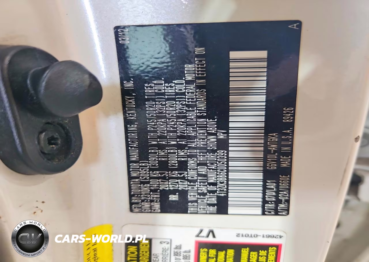 2012 Toyota Venza Limited VIN:4T3ZK3BB6CU050399 - 13