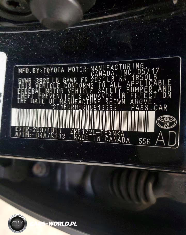 2017 Toyota Corolla Le VIN:2T1BURHE6HC913395 - 13