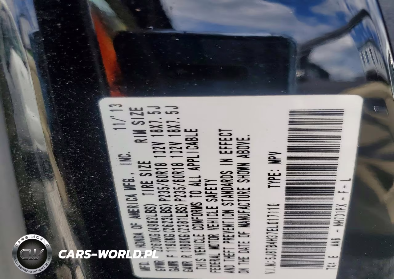 2014 Acura Rdx VIN:5J8TB4H37EL017110 - 13