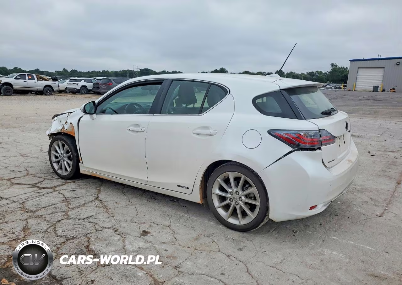2012 Lexus Ct 200 VIN:JTHKD5BH6C2118087 - 2