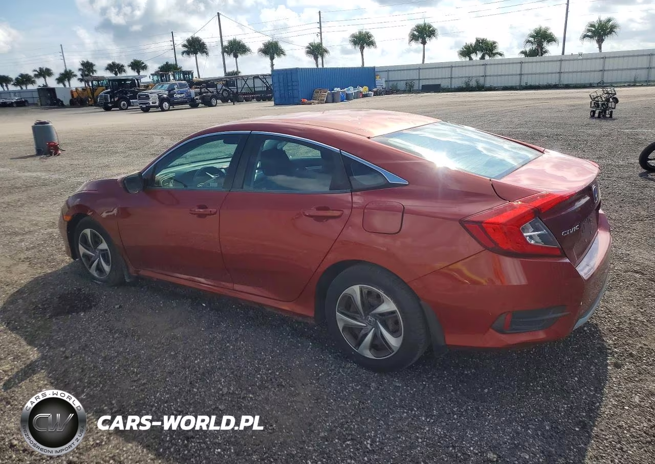 2020 Honda Civic Lx VIN:19XFC2F63LE022059 - 2