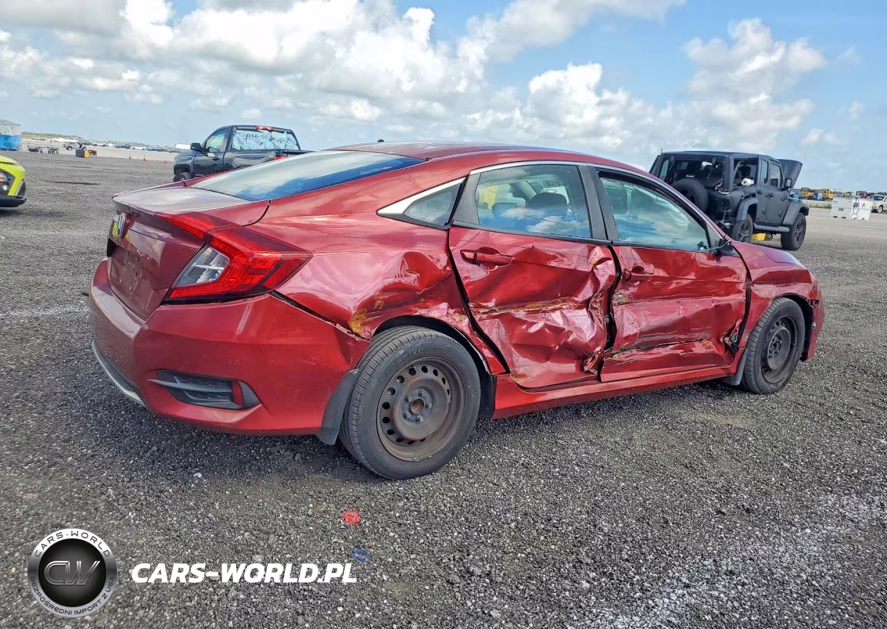 2020 Honda Civic Lx VIN:19XFC2F63LE022059 - 3