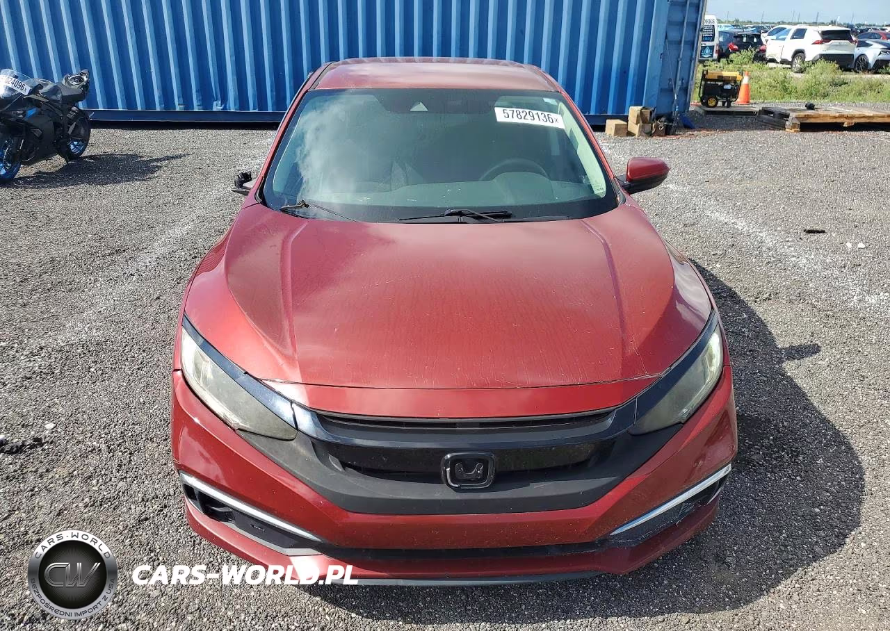 2020 Honda Civic Lx VIN:19XFC2F63LE022059 - 5