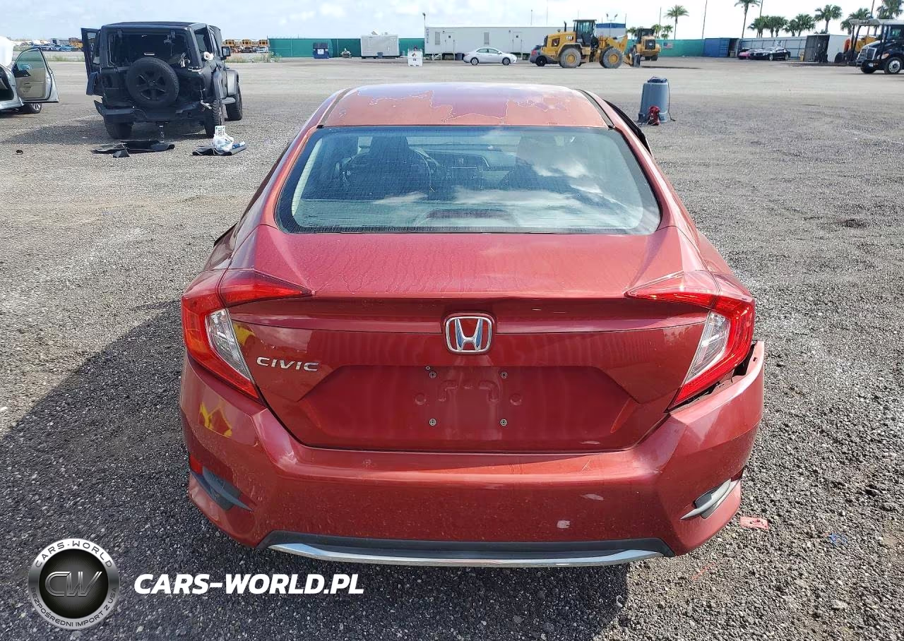 2020 Honda Civic Lx VIN:19XFC2F63LE022059 - 6