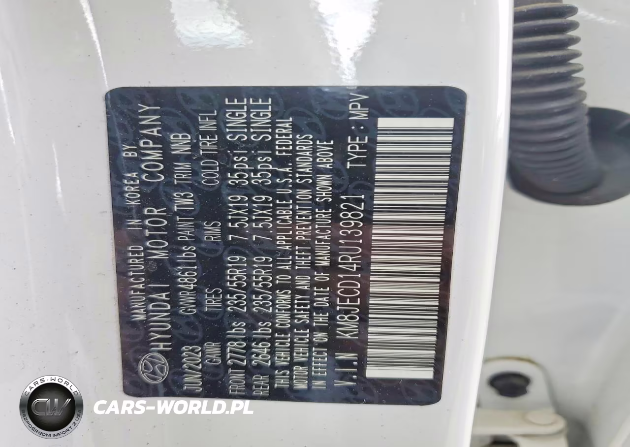 2024 Hyundai Tucson Limited VIN:KM8JECD14RU139821 - 13