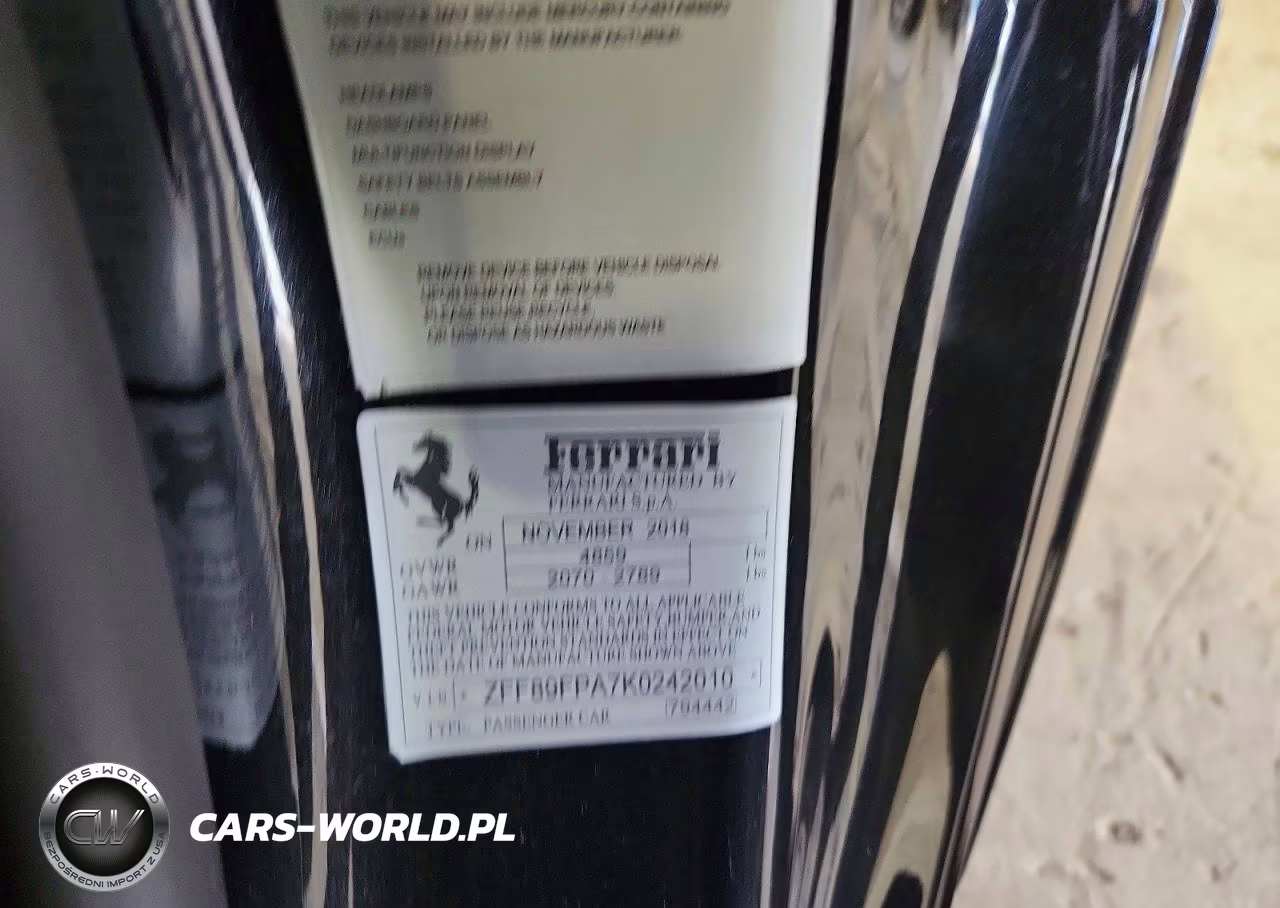 2019 Ferrari Portofino VIN:ZFF89FPA7K0242010 - 12