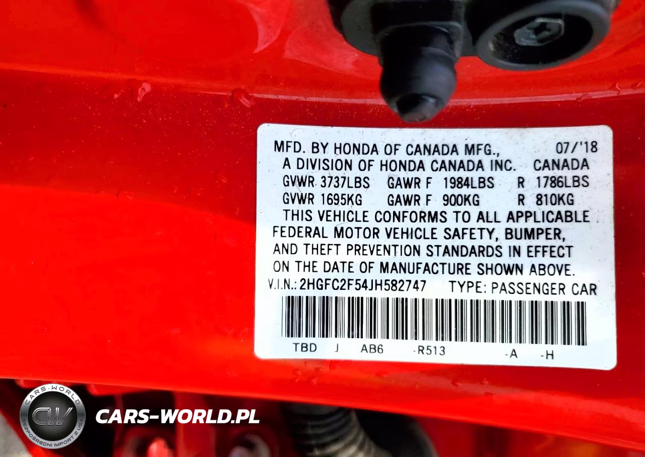 2018 Honda Civic Lx VIN:2HGFC2F54JH582747 - 12