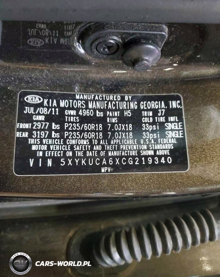 2012 Kia Sorento Ex VIN:5XYKUCA6XCG219340 - 14