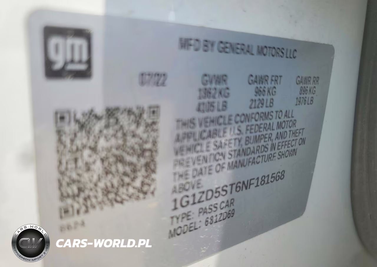 2022 Chevrolet Malibu Lt VIN:1G1ZD5ST6NF181568 - 13