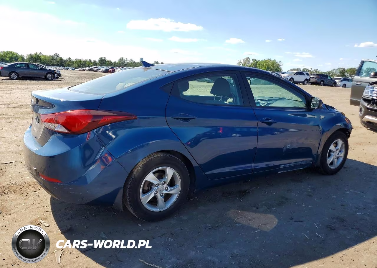 2015 Hyundai Elantra Se VIN:KMHDH4AE8FU458815 - 3